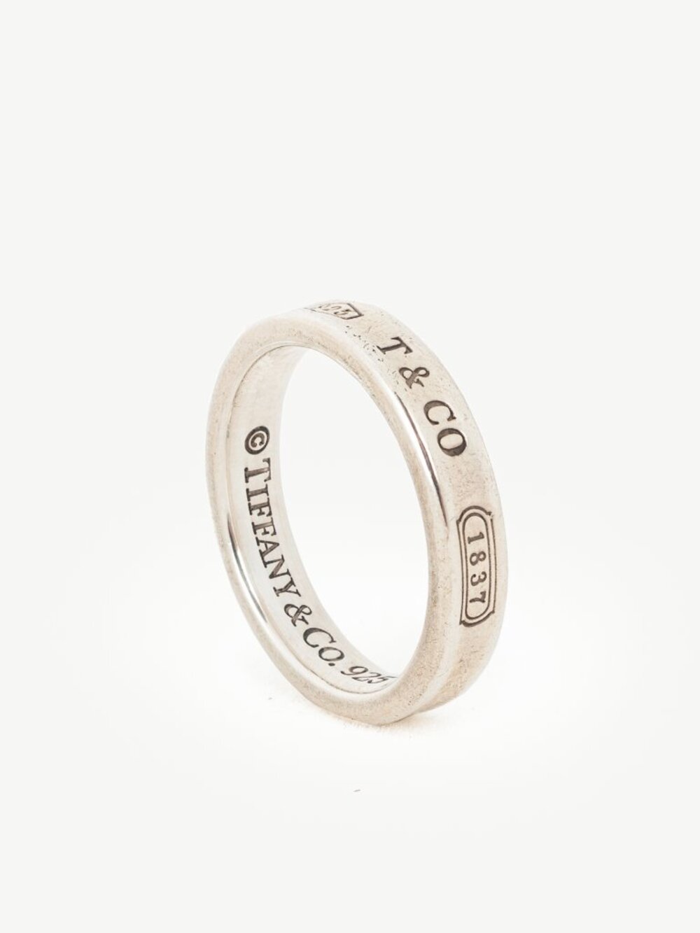 Tiffany & Co. 1837 Sterling Silver Narrow Ring